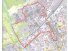 Auf der Karte eingezeichnete 5km Strecke des Stadtlauf Düren