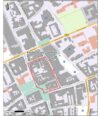 Auf der Karte eingezeichnete 500m Strecke des First or Burst Laufs beim Stadtlauf Düren